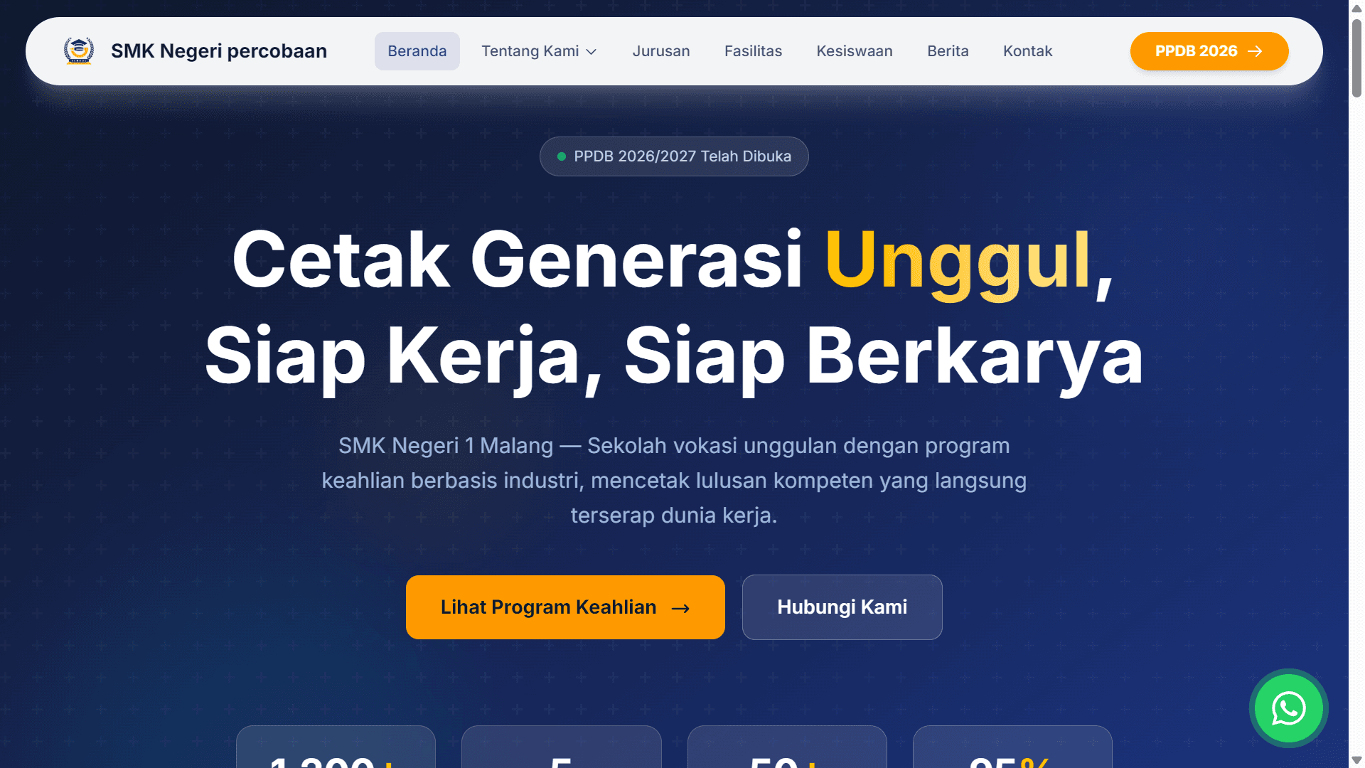 Website Profil Sekolah & PPDB